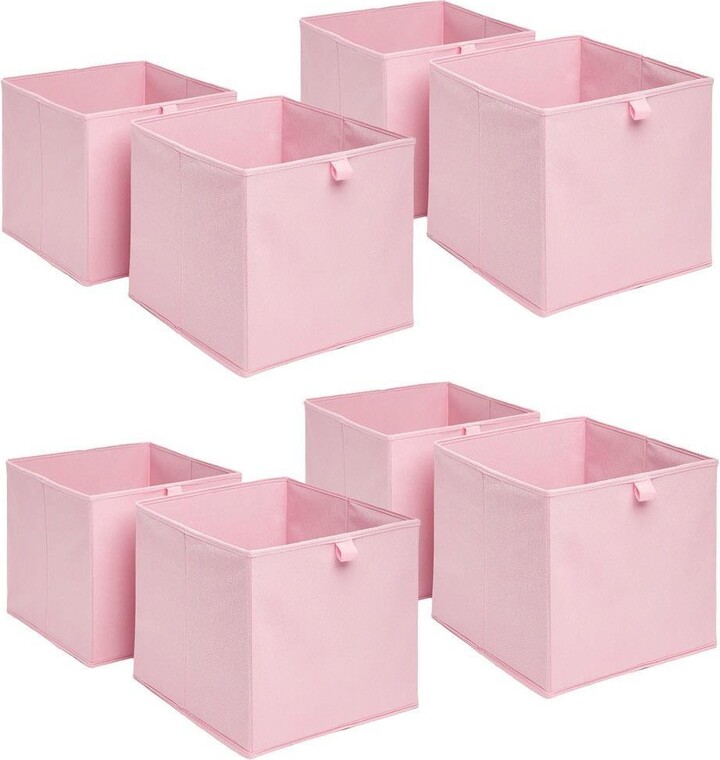 OHS Pack of 8 Plain Folding Cube Storage Boxes ShopStyle