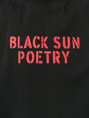 Palm Angels Black Sun Poetry oversized T-shirt