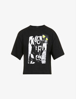 Thumbnail for your product : The Kooples Graphic-print cotton-jersey T-shirt