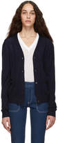 Thumbnail for your product : Chloé Navy Wool Cardigan