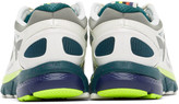 Thumbnail for your product : Li-Ning White and Green Furious Rider Ace 3 Sneakers