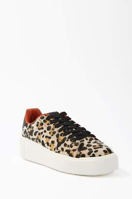 qupid leopard sneakers