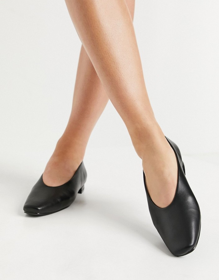 High vamp ballet flats Clearance