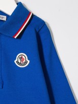 Thumbnail for your product : Moncler Enfant Striped Collar Polo Shirt