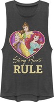 Thumbnail for your product : Disney Princess Strong Heart Rule Women's Fast Fashion Tank Top