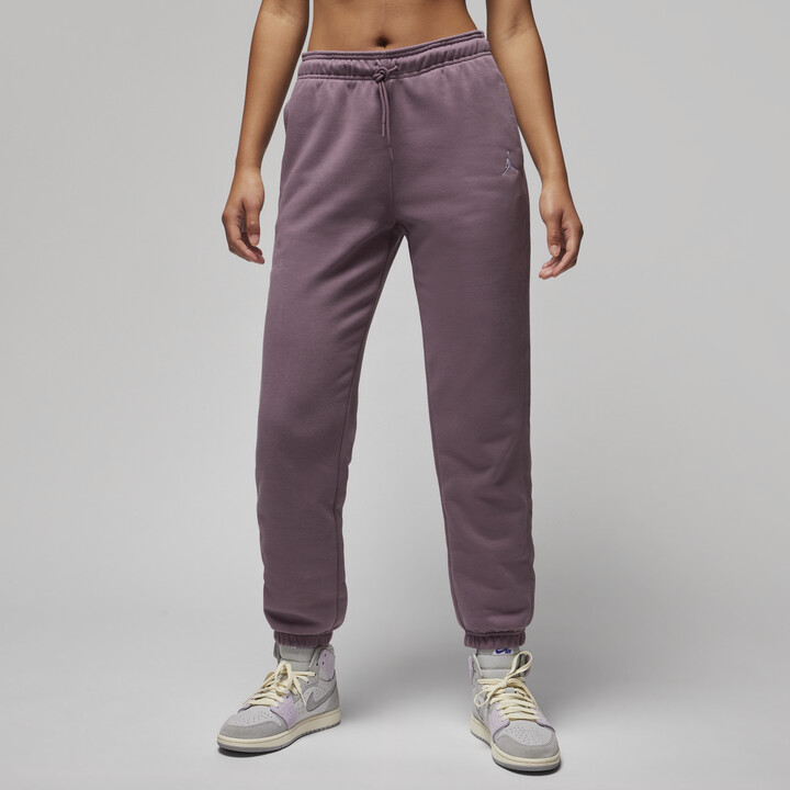 Jordan Women's Brooklyn Fleece Pants in Purple - ShopStyle