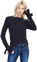 Thumbnail for your product : Banana Republic Italian Cashmere Blend Bow Cuff Pullover