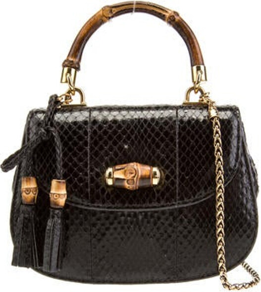 Gucci Bamboo Croisette Chain Shoulder Bag - ShopStyle