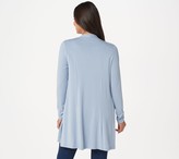 Thumbnail for your product : Dennis Basso Soft Touch Duster Cardigan with Rivets