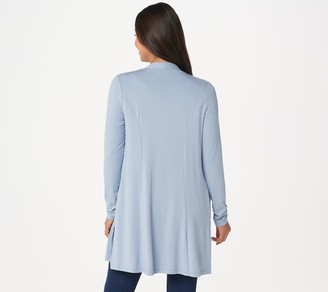Dennis Basso Soft Touch Duster Cardigan with Rivets