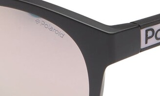 Polaroid 52mm Polarized Mirrored Round Sunglasses