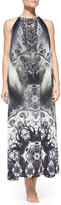 Thumbnail for your product : Camilla Printed Beaded Tie-Back Coverup Dress