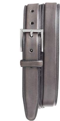 Cole Haan Pressed Edge Leather Belt