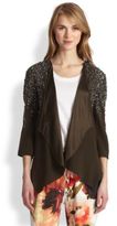 Thumbnail for your product : Haute Hippie Silk Sequin-Flame Jacket