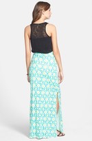 Thumbnail for your product : Threads for Thought Print Maxi Skirt (Juniors)