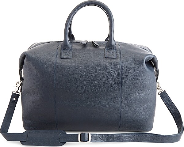 ROYCE New York Pebble Grain Medium Duffle Bag