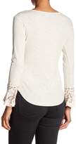 Thumbnail for your product : Anama Lace Cuff Long Sleeve Shirt