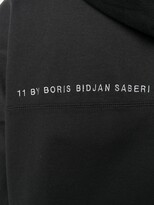 Thumbnail for your product : 11 By Boris Bidjan Saberi Longline Zipped-Front Hoodie