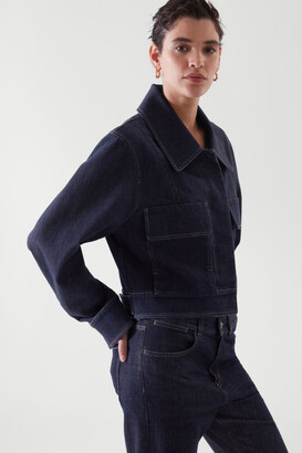 only cropped utility jacket