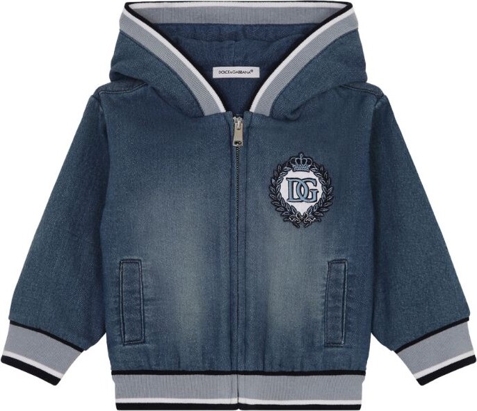 Dolce & Gabbana Kids Denim Hoodie (3-30 Months) - ShopStyle Boys'  Sweatshirts