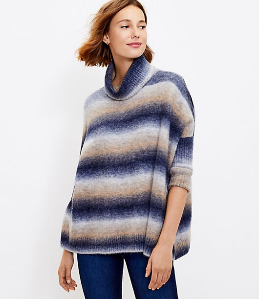 Turtleneck Poncho | Shop the world's largest collection of fashion 
