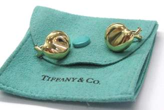 Tiffany & Co. Elsa Peretti 18K Yellow Gold Bean Huggie Earrings