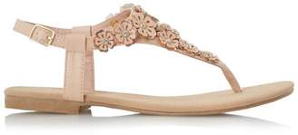 Head Over Heels LOLINA - Flower Detail Toe Post Sandal