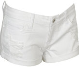 Thumbnail for your product : Forever 21 Frayed Solid Denim Short