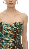 Thumbnail for your product : Giuseppe di Morabito Strapless Sequined Mini Dress