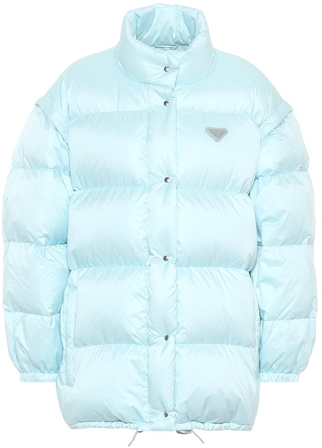 prada cropped puffer jacket