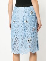 Thumbnail for your product : Markus Lupfer Embroidered Guipure Lace Skirt