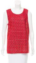 Thumbnail for your product : St. John Embroidered Sleeveless Top