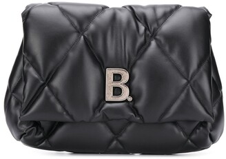 balenciaga touch puffy clutch