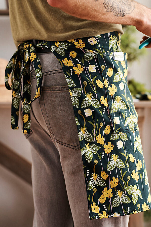 Woodland Yellow Garden Half Apron at Terrain