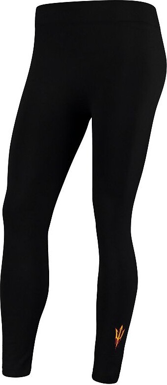 Women's ZooZatz Black Arizona State Sun Devils Fleece Leggings
