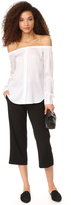 Thumbnail for your product : DKNY Long Sleeve Off Shoulder Top