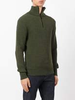 Thumbnail for your product : Ami Alexandre Mattiussi fisherman rib half zipped sweater