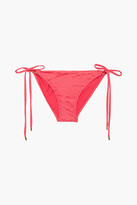 Thumbnail for your product : Melissa Odabash Stretch-jacquard Low-rise Bikini Briefs