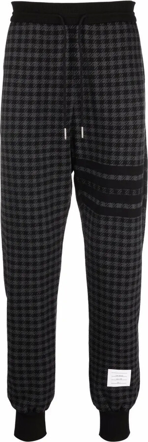 Thom Browne Houndstooth-Check Track Pants