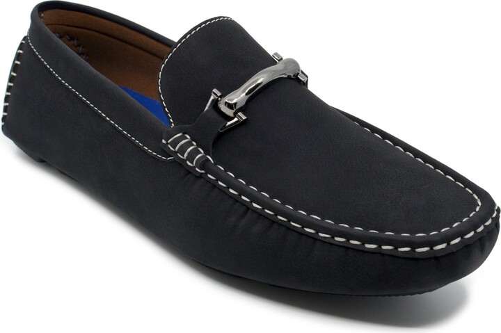 Akademiks Men's Weston Slip On Buckle Loafers