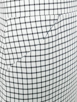 Roseanna grid print pencil skirt
