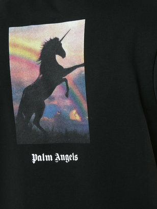 Palm Angels unicorn print hoodie