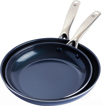 Blue Diamond As Seen On TV Infused 2-pc. Aluminum Non-Stick 9.5" and 11" Frying Pan Duo