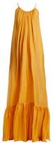 Thumbnail for your product : Kalita Brigitte Silk Habotai Maxi Dress - Womens - Orange