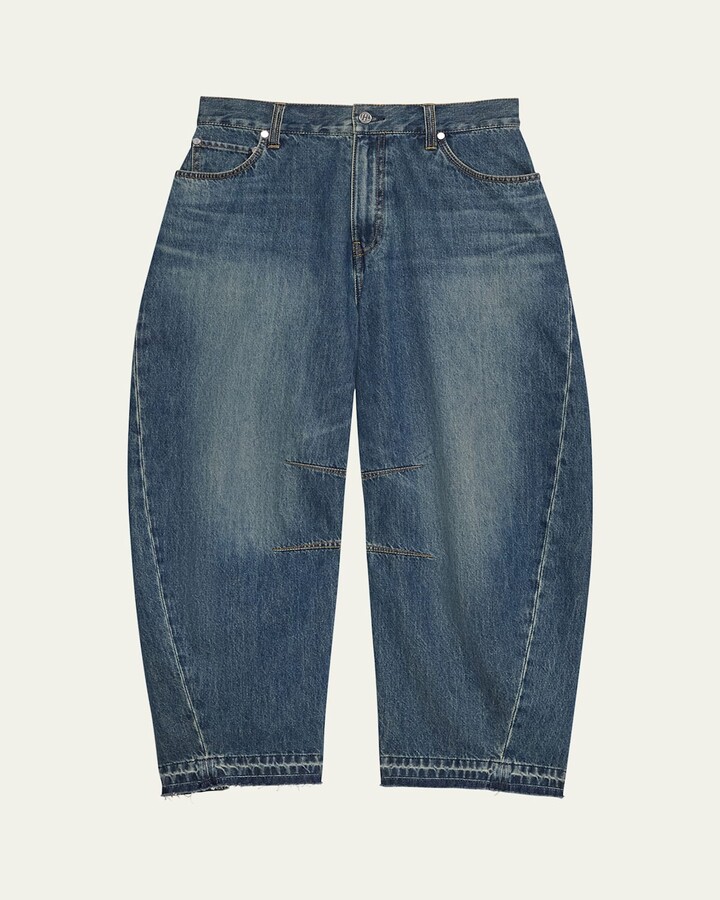 Helmut Lang Men's Cropped Cocoon Jeans