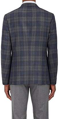 Barneys New York MEN'S PLAID WOOL TWO-BUTTON SPORTCOAT