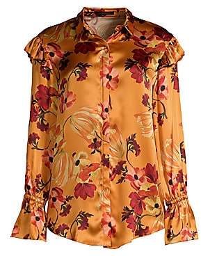 Mother of Pearl Women's Marin Silk Floral Blouse
