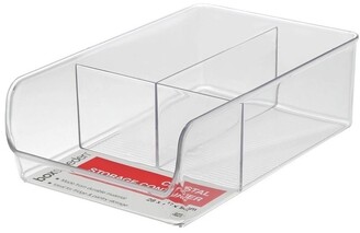 BOX SWEDEN Crystal 28cm Storage Container w/Compartment Fridge/Pantry