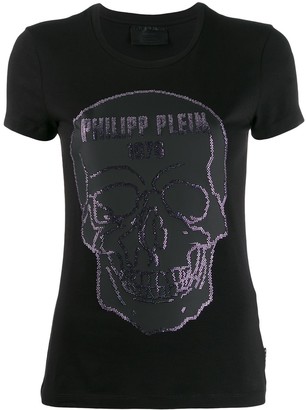 Philipp Plein round neck skull T-shirt