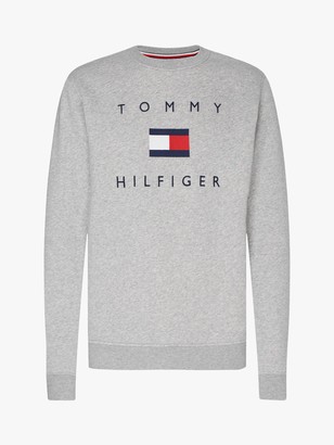tommy hilfiger grey sweatshirt mens